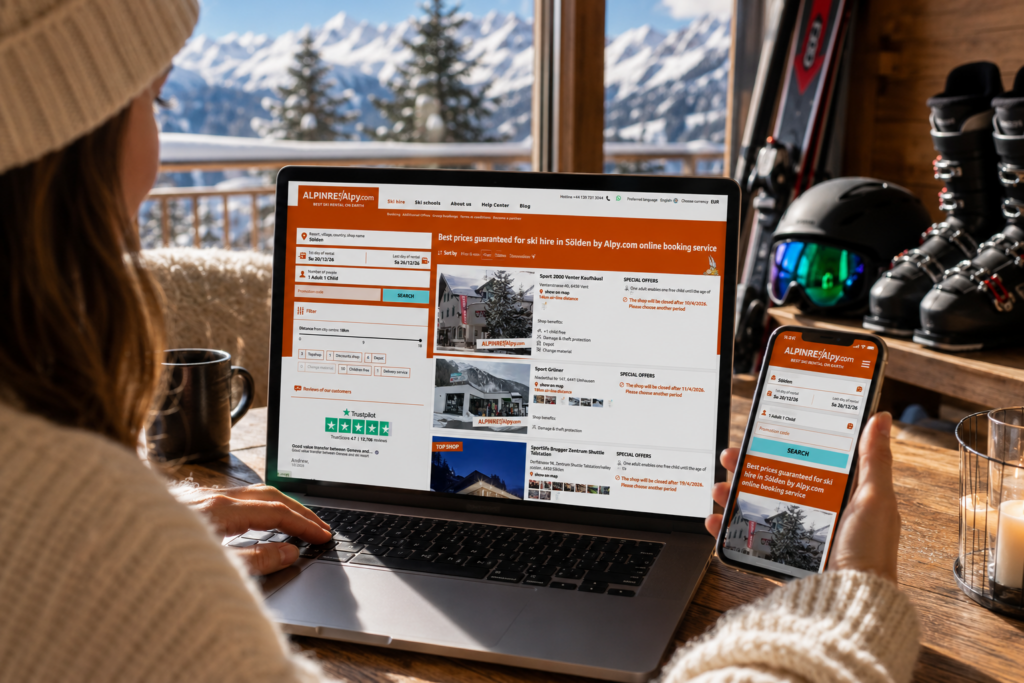 Skiverhuurplatform europa vergeleken. Beste skiverhuur platform: Alpy.com