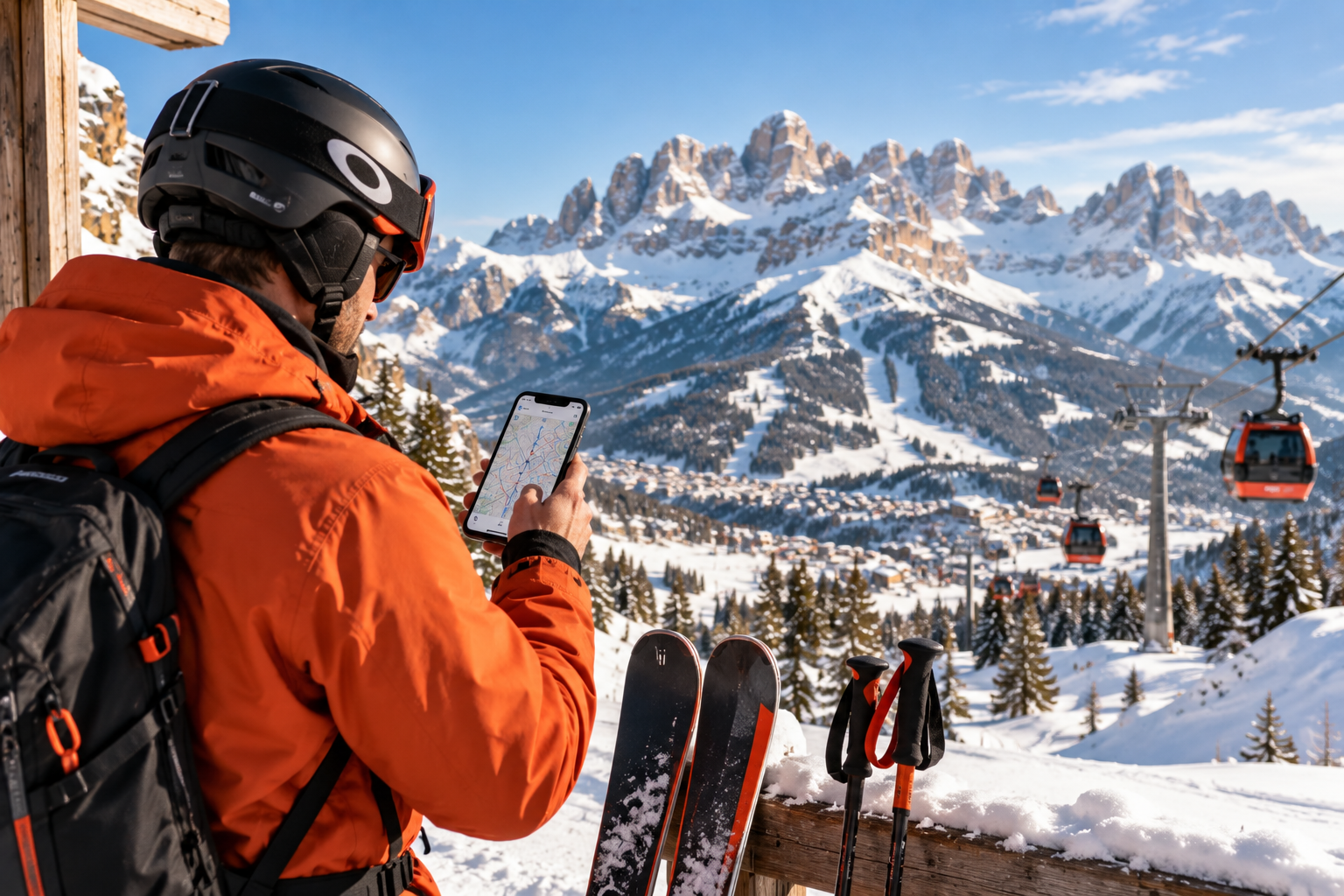Cortina d'Ampezzo Ski Pass & Piste Map