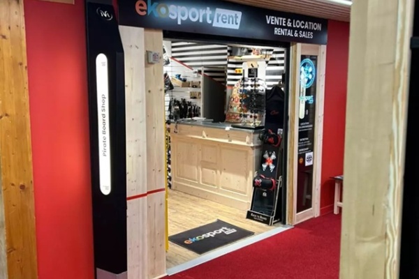 Photo du magasin Ekosport-rent Pirate Board Shop aux Menuires