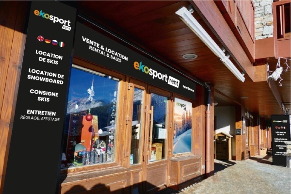 Photo du magasin Ekosport-rent Sport Service à La Rosière