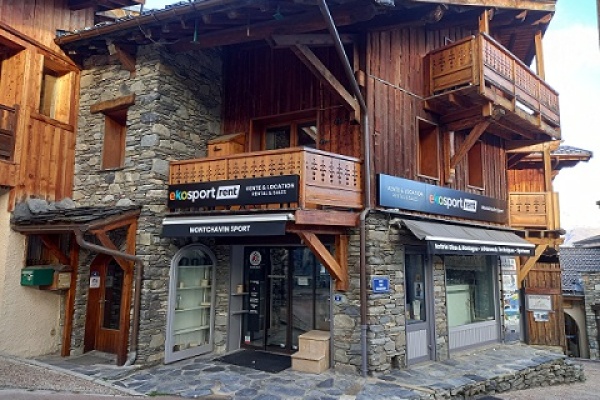 Photo du magasin Ekosport-rent Montchavin Sport à La Plagne Montchavin