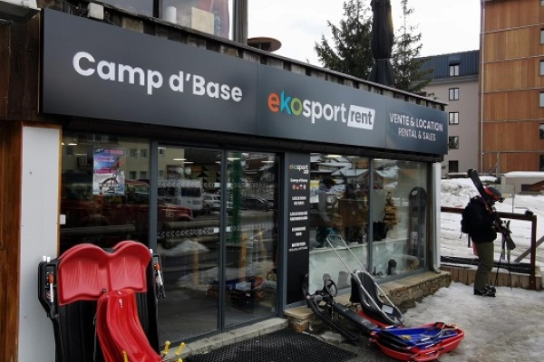 Photo du magasin Ekosport-rent Camp d'Base aux Deux Alpes