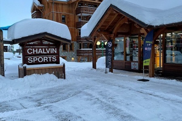 Photo du magasin Chalvin Sports aux Deux Alpes
