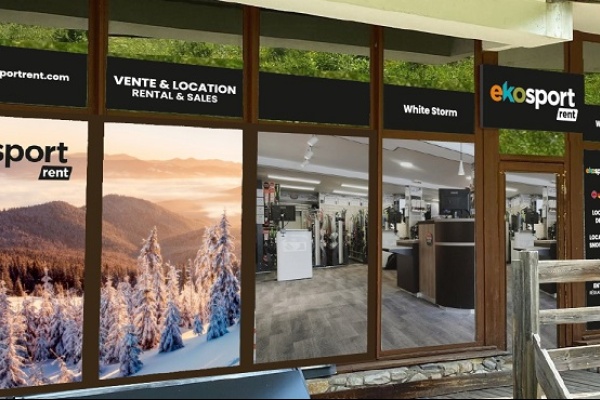 Photo du magasin Ekosport-rent Ski Higher La Tania à La Tania
