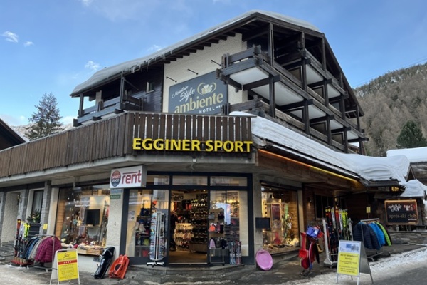Photo du magasin Egginer Sport à Saas Fee